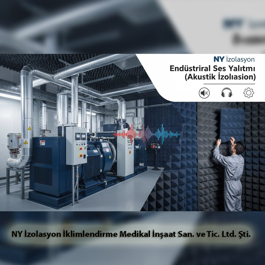 Fabrika ve makine odaları için profesyonel akustik panel ve ses yalıtımı uygulaması