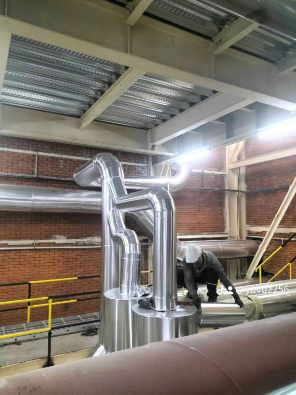 Firmamız tarafından başarıyla tamamlanan endüstriyel fabrika yalıtım projesi.