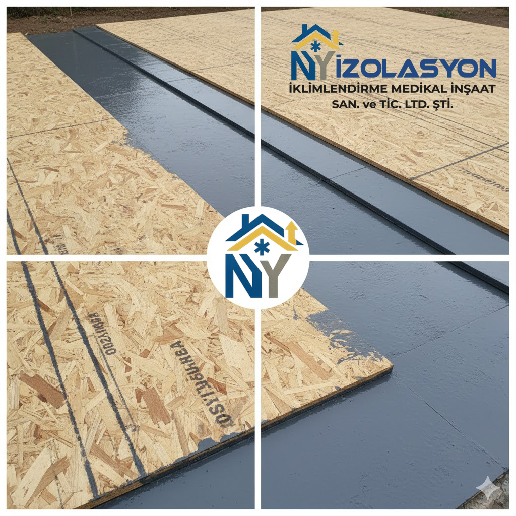 OSB levha üzerine Polyurea su yalıtımı uygulaması - NY İzolasyon