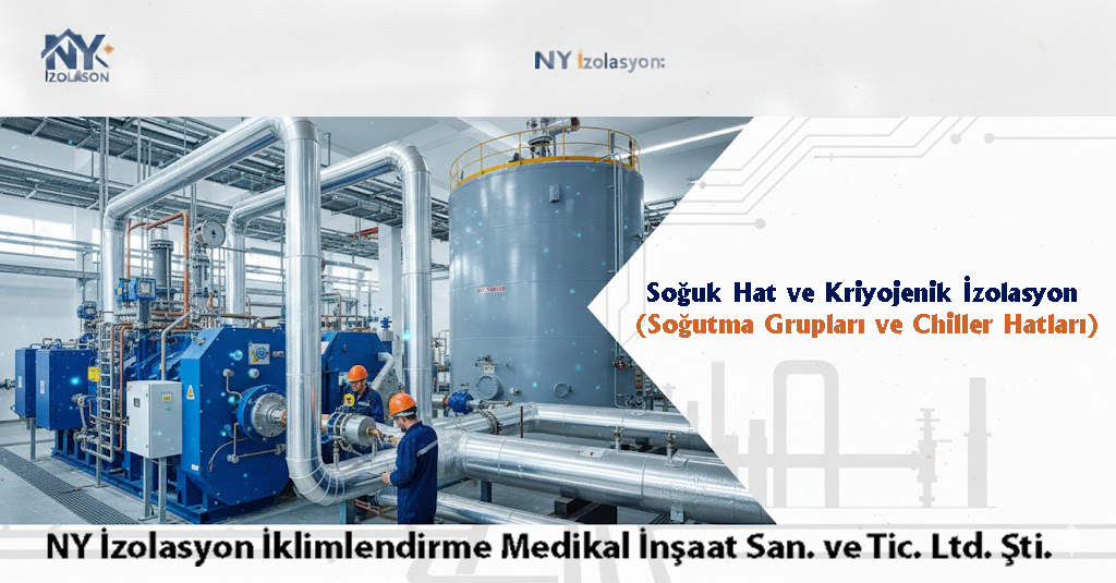 Chiller hatları ve soğutma grupları için profesyonel soğuk hat ve kriyojenik izolasyon uygulaması