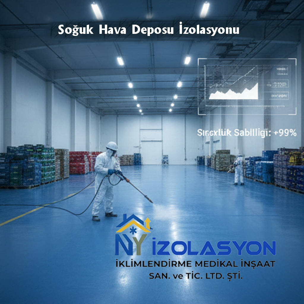 Endüstriyel soğuk hava deposu izolasyonu ve sprey poliüretan yalıtımı - NY İzolasyon