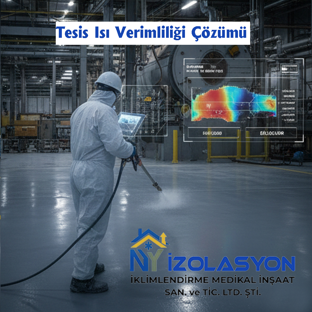 Endüstriyel tesis ısı verimliliği analizi ve enerji tasarrufu yalıtım uygulaması - NY İzolasyon